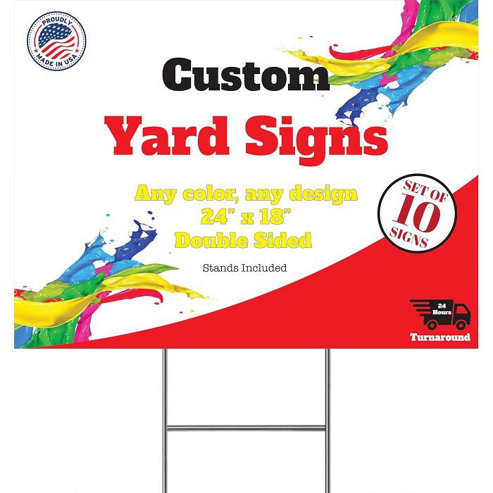 yard signs 18x24 yard signs 18x24